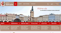 Desktop Screenshot of novyjicin.cz